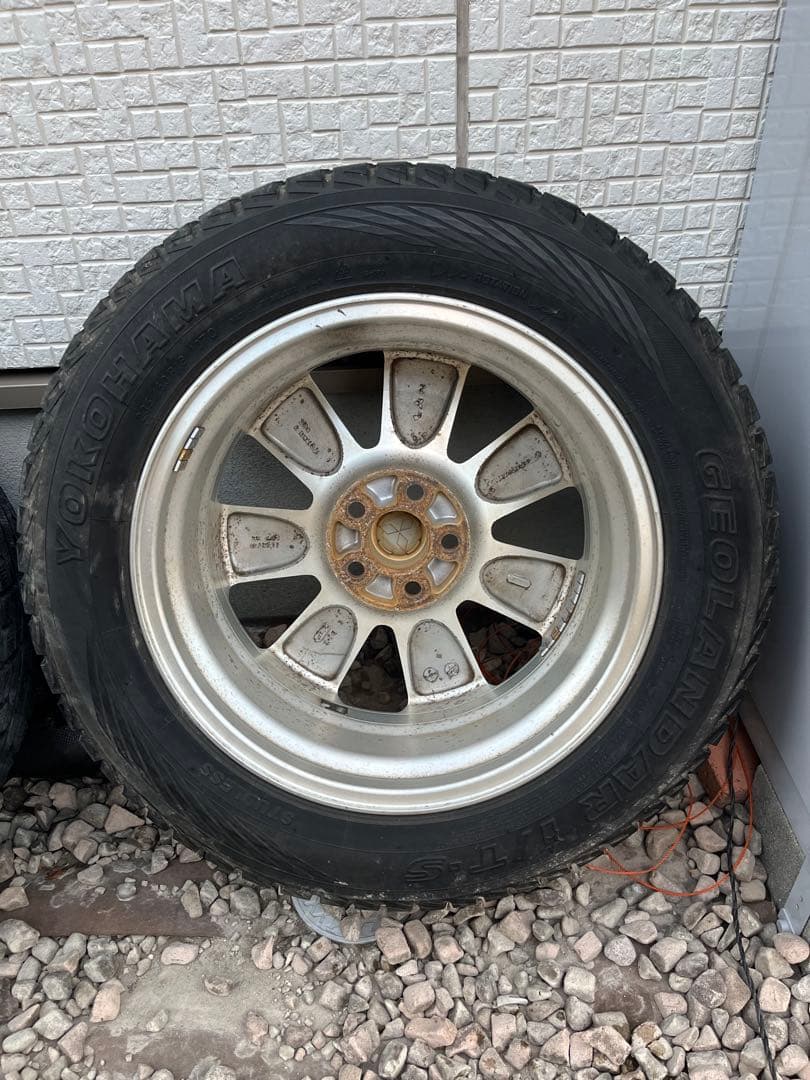 GEOLANDAR I/T-S デリカD5純正ホイール　スタッドレス