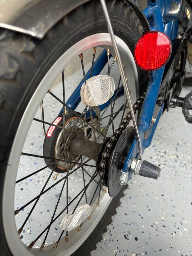 Jeep 送料込み キッズ自転車 青 バスケット付き さいたま市