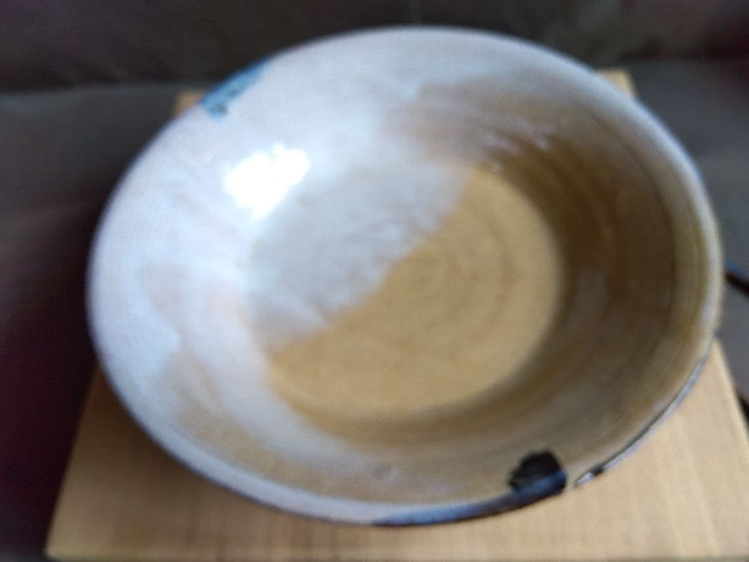 骨董　萩焼　大皿　休雪