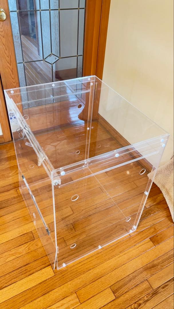 アクリルケージケースWIDE・折り畳み式扉ありM