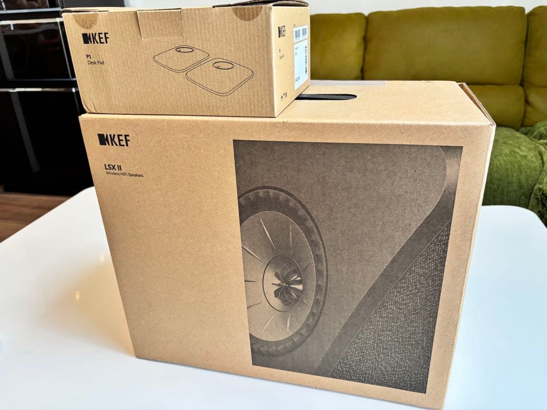 KEF LSX Ⅱ ワイヤレスHiFiブックシェルフスピーカー カーボンブラック
