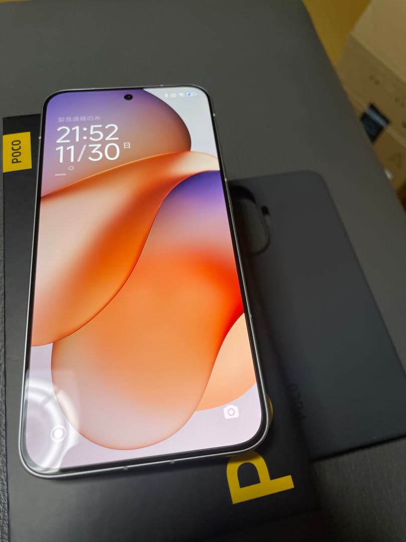 【新品同様】POCO F7 12GB 256GB シルバー 日本語 simフリー