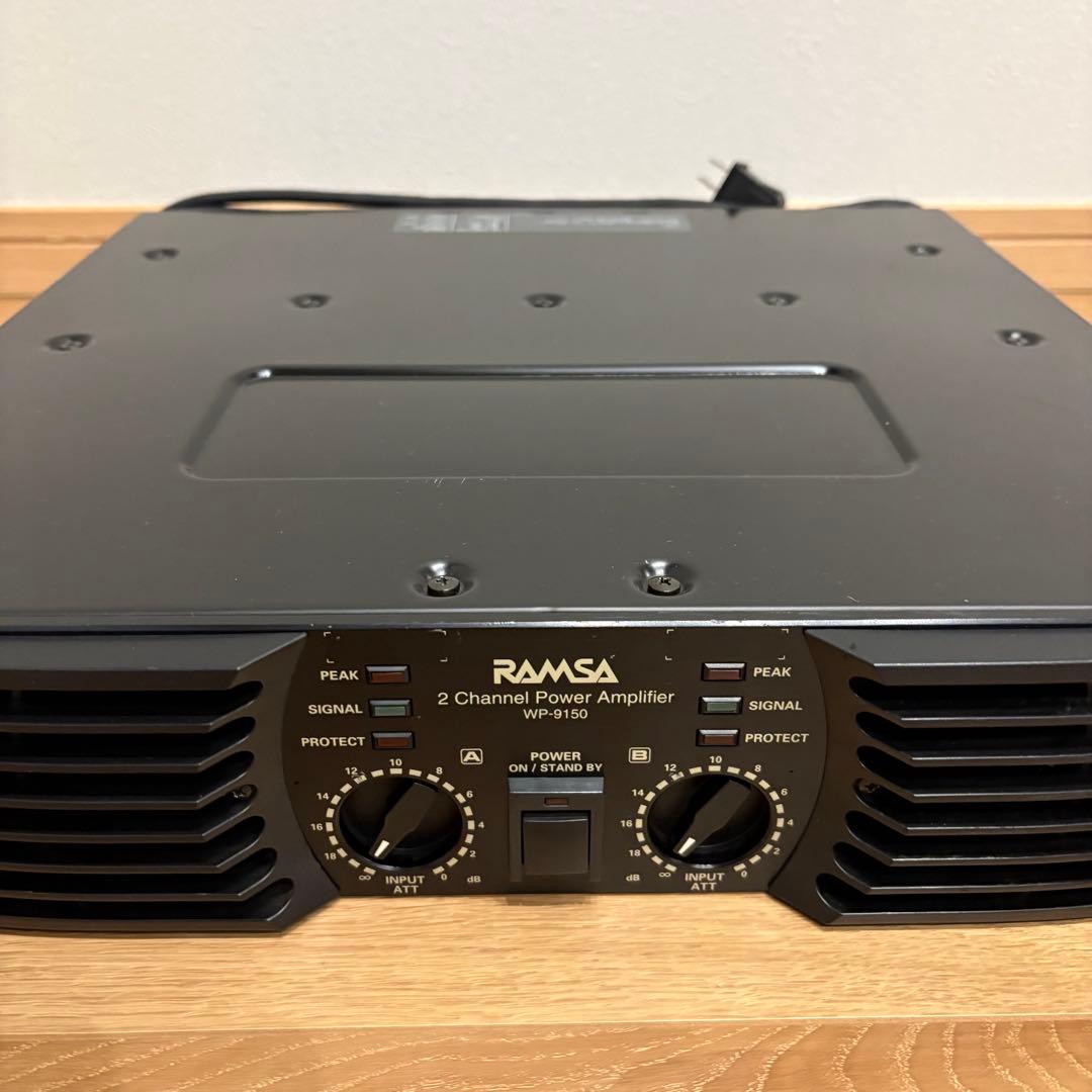 動作品　Panasonic RAMSA WP-9150 パワーアンプ
