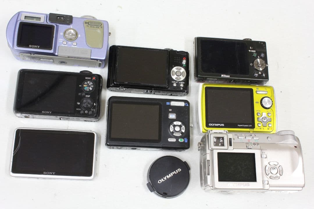 コンパクトデジタルカメラ 8台 SONY Nikon OLYMPUS 等