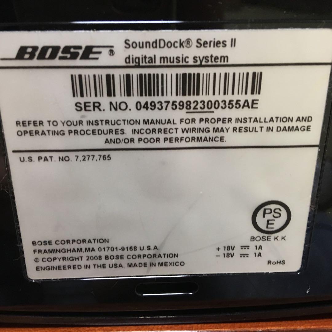 BOSEドックスピーカーブラック(送料込み)