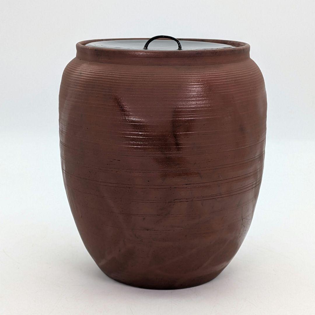 【直しあり】江戸末期 古備前 水指 合箱合布 水差 抹茶道具 茶器 食器 容器