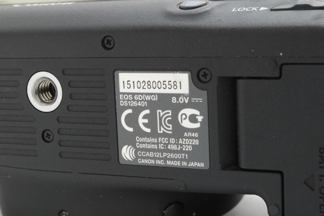 【美品】 キャノン Canon EOS 6D ボディ