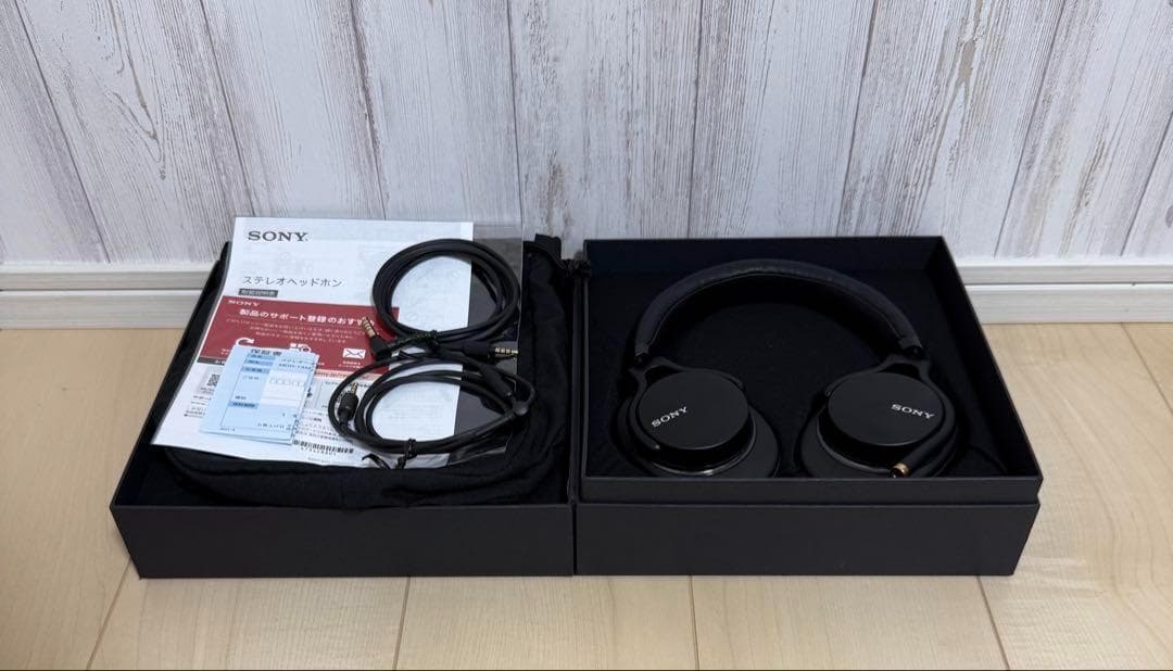 SONY MDR-1AM2 ブラック 有線ヘッドホン
