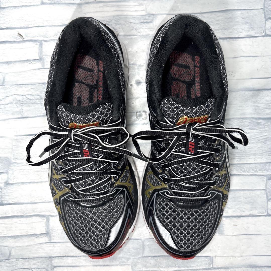 ✨美品✨アシックス ランニングシューズ ゲルカヤノ20 ブラック 25cm