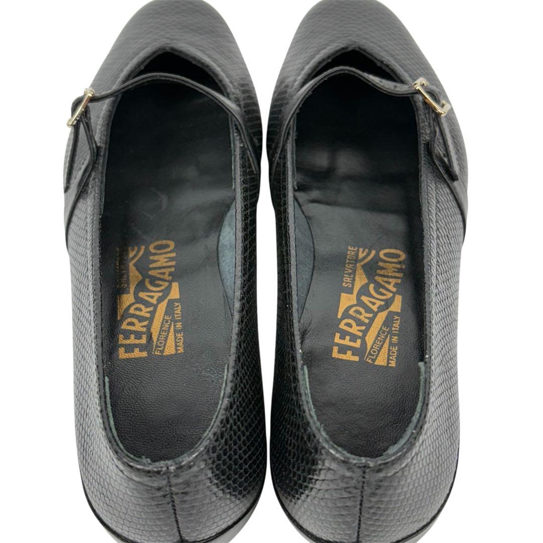 ✨新品同様✨サルヴァトーレフェラガモ　オードリー　23cm 黒　パンプス