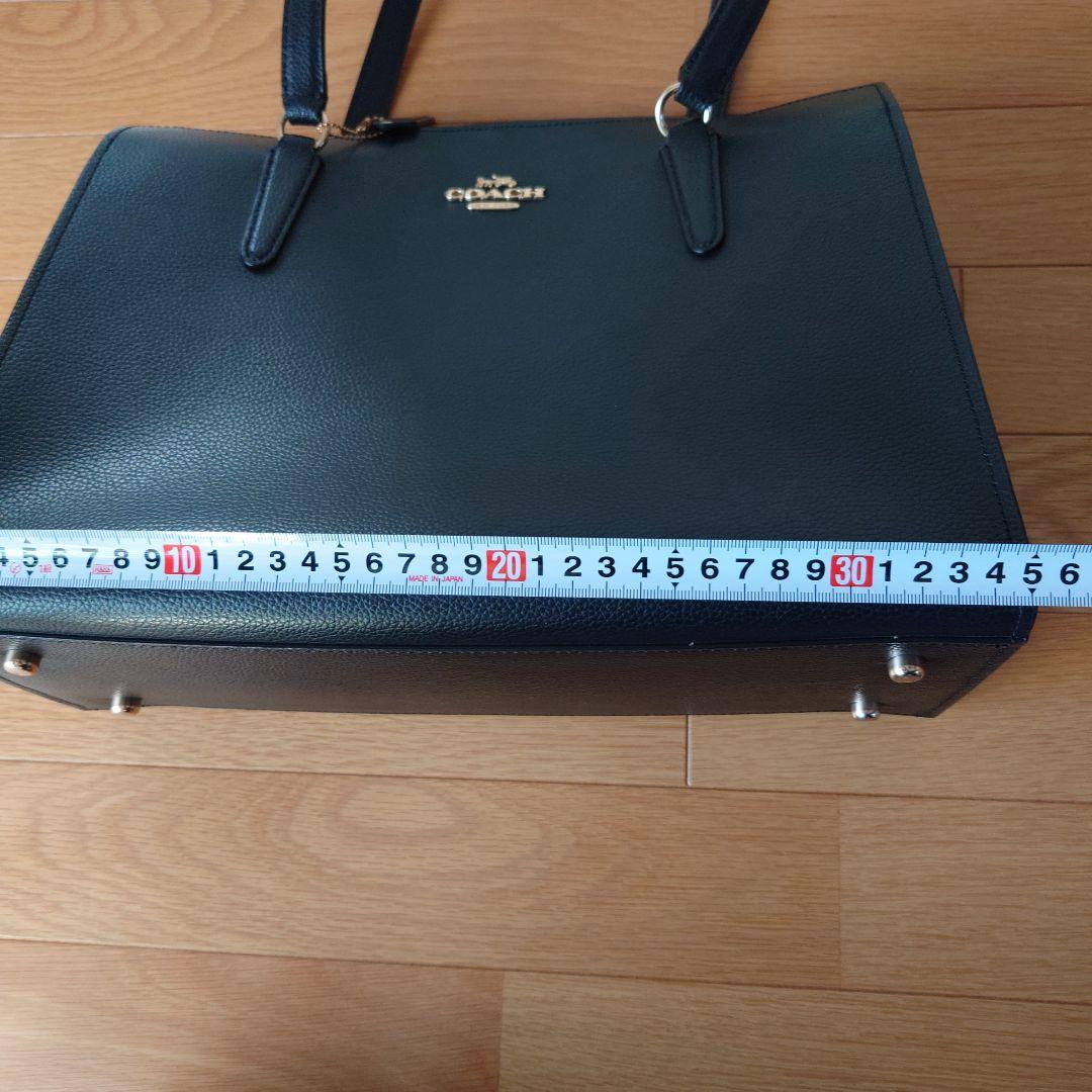 ✨極美品✨COACH 黒 レザー トートショルダーバック通勤 C4078