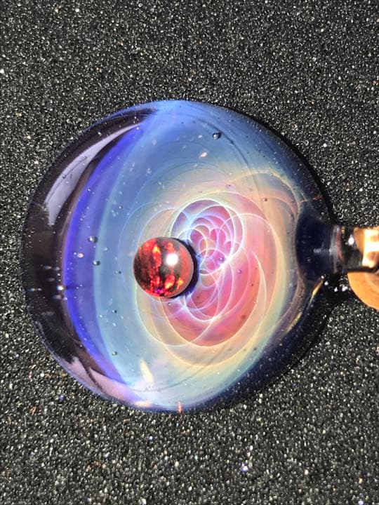 【再値下げ!【抽選新品】宇宙ガラス +α 赤系ブラックオパール 正規品 戸水賢志