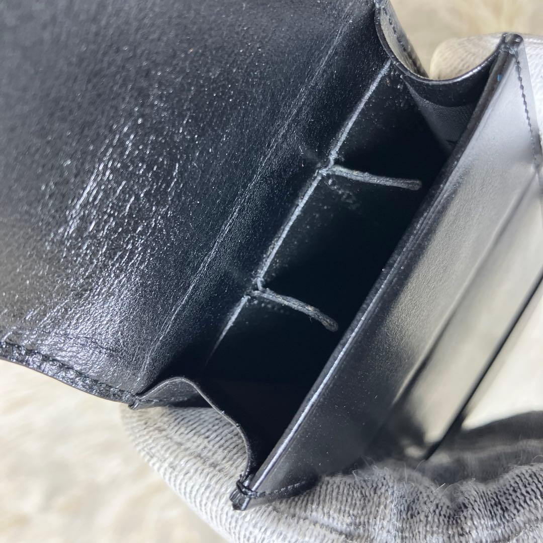 【良品】 モンブラン ペンケース 3本用 レザー ブラック