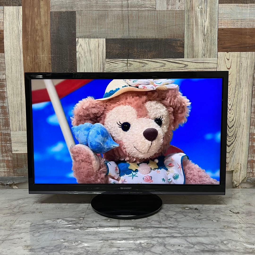 即日受渡❣️全国送料込シャープAQUOS24型TV裏番組録画可能Wチューナー搭載