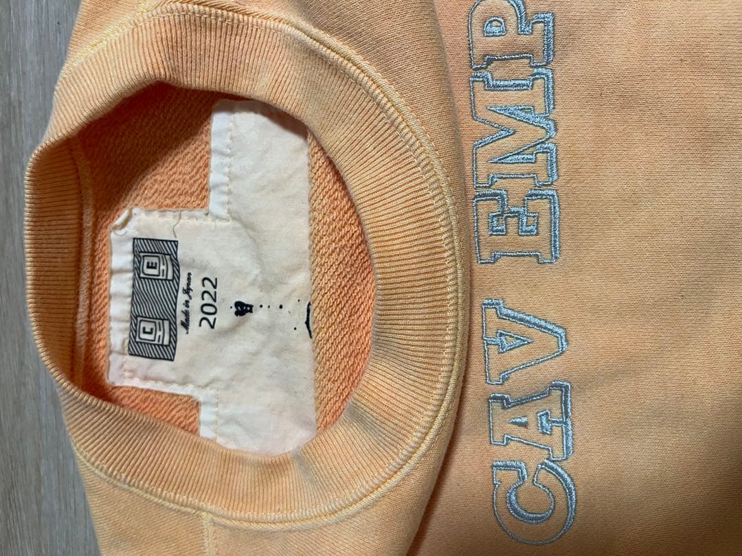 CAVEMPT 山吹色　クルーネック