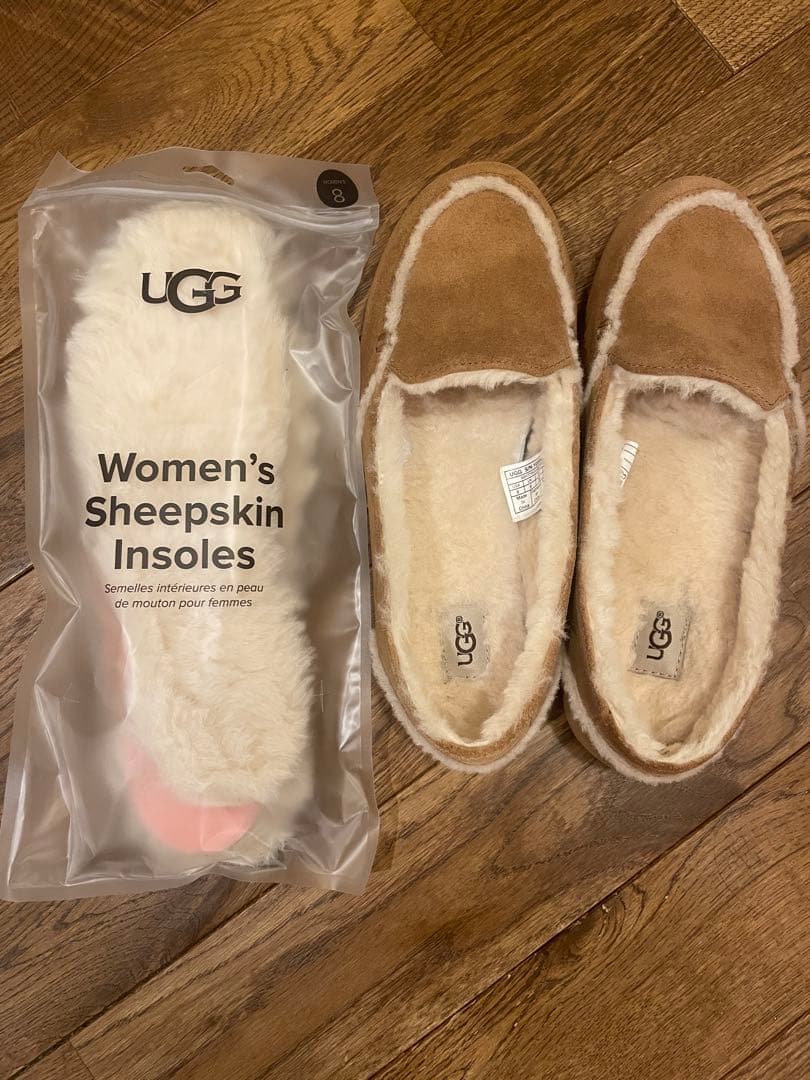 UGG ブラウン モカシン サイズ8