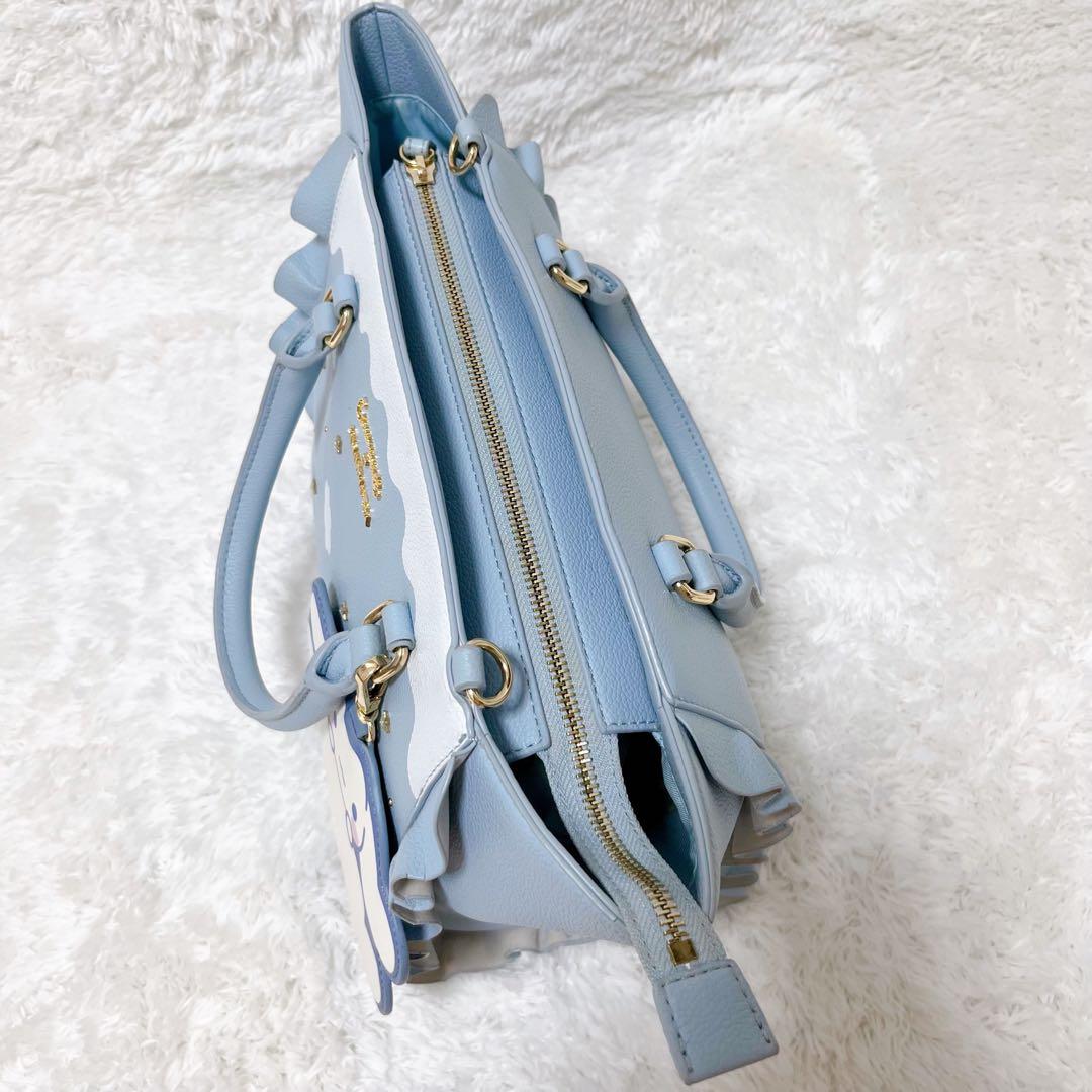 【ミルクティー】サマンサベガ シナモロール バッグ 2way コラボ