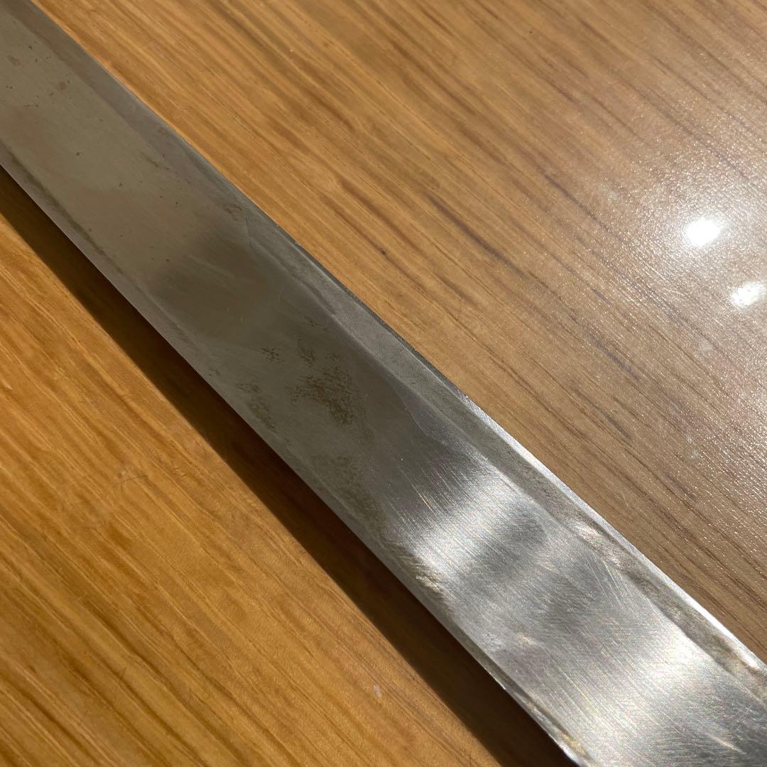 ゆうまタピオカ柳葉先丸包丁　唐津厚広