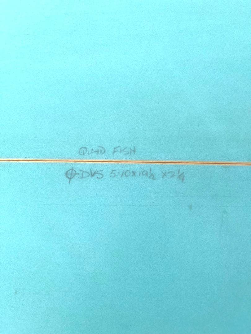 早い者勝ち　送料込み　Dick Van Straalen 5'10 クワッド