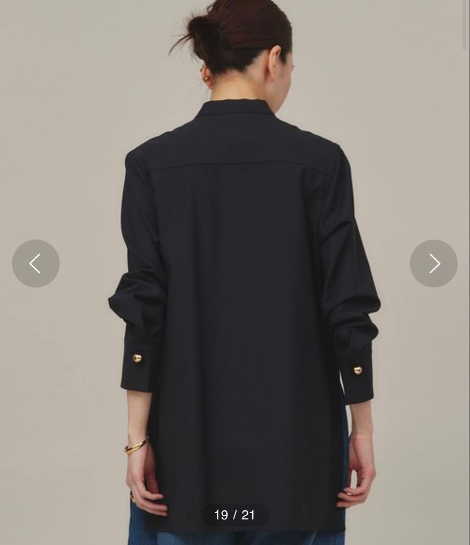 【美品】Curensology スフィアボタンブラウス