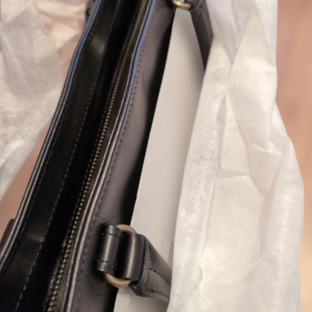 【新品未使用】　香久山鞄　ホーガンズアレイ/レザートート　ブラック