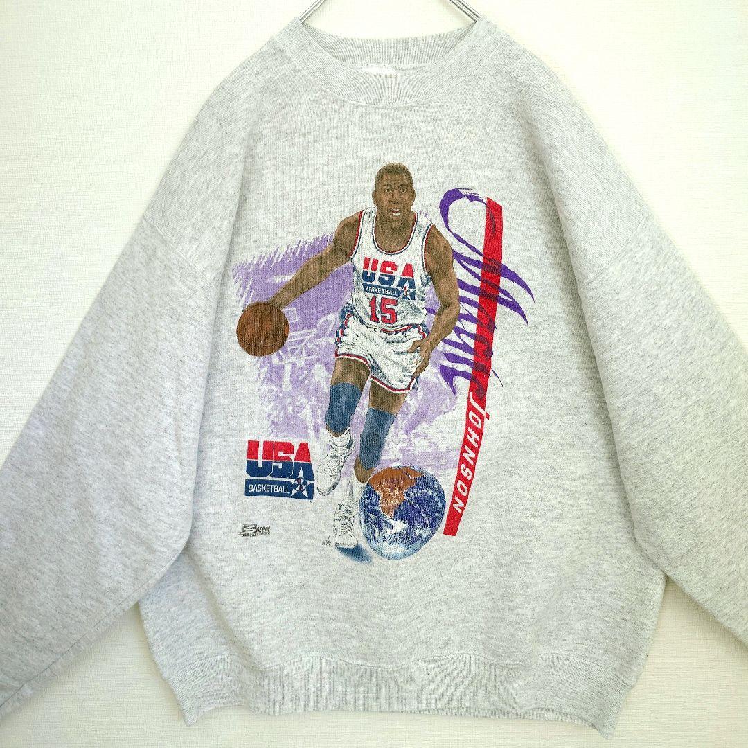 古着 NBA SALEM 90s ドリームチームマジックジョンソン スウェット