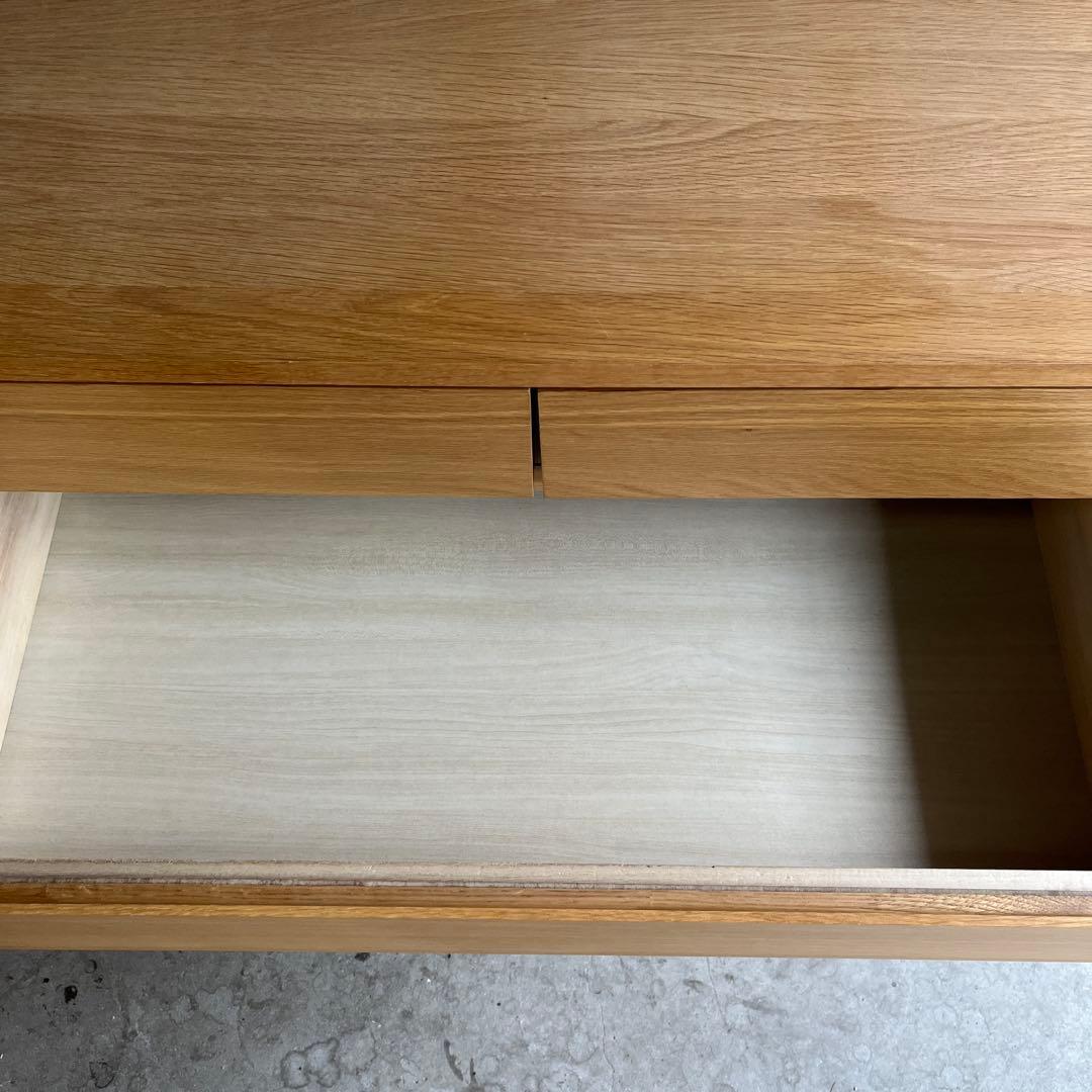 美品★無印 木製チェスト４段　オーク材