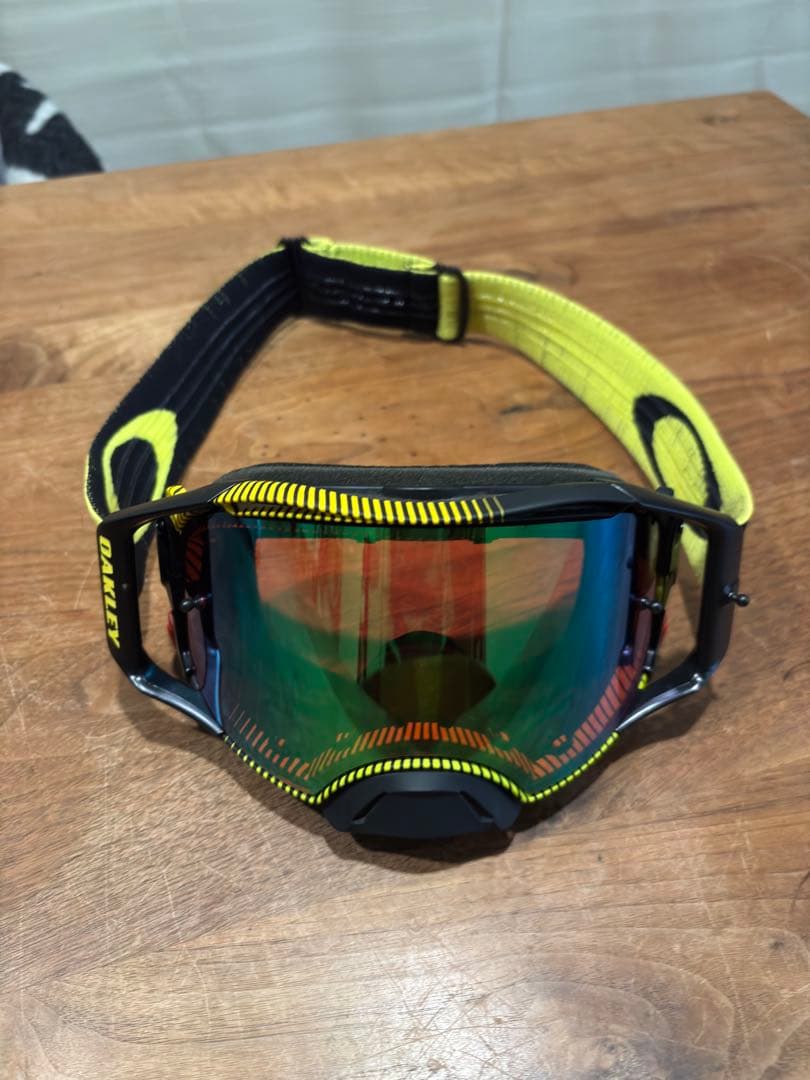 オークリー　エアーブレイクMX プリズム　モトクロスゴーグル　WR250