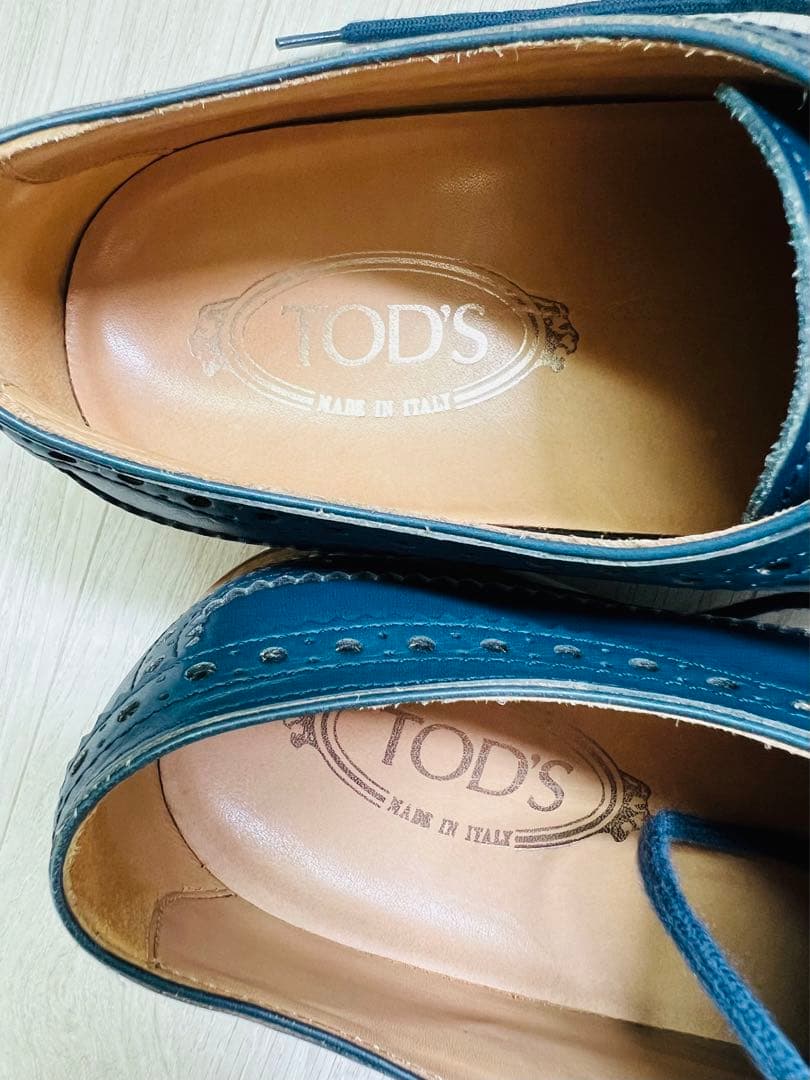 トッズ　TOD’s メンズ レザー レースアップシューズ靴　26.5cm