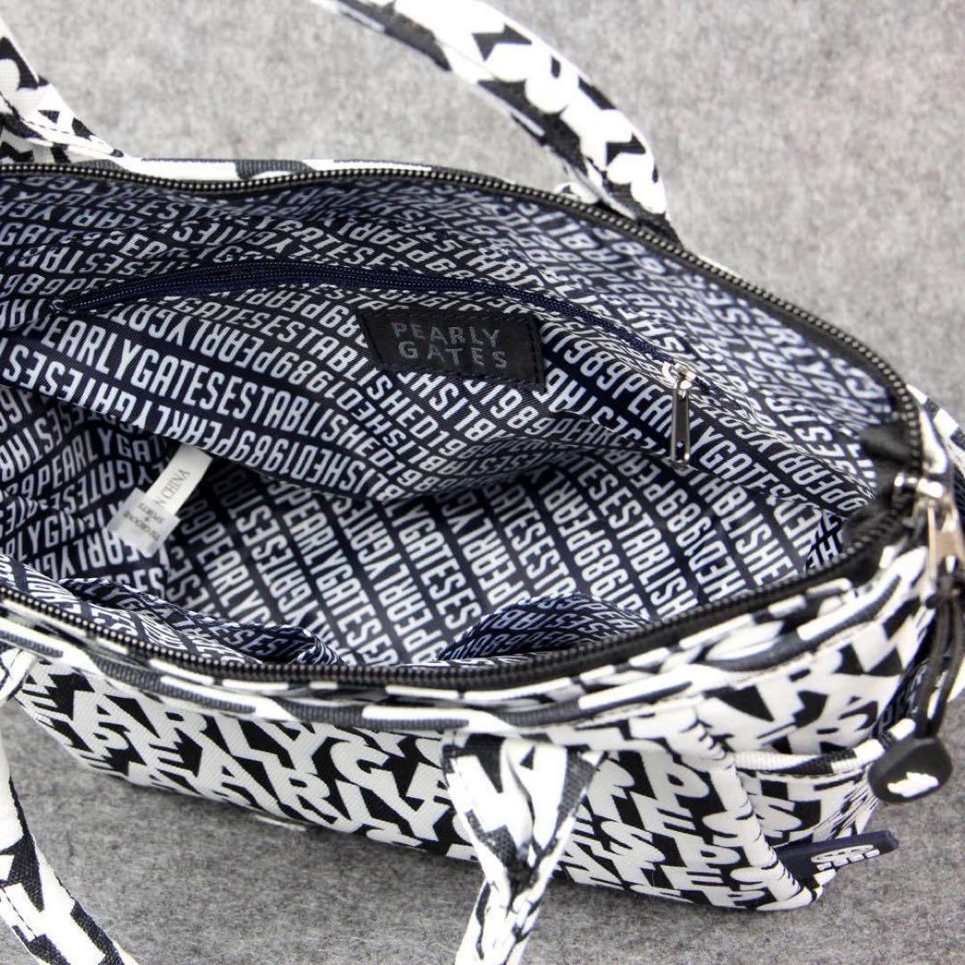 PEARLY GATES ロゴプリント ゴルフバッグ