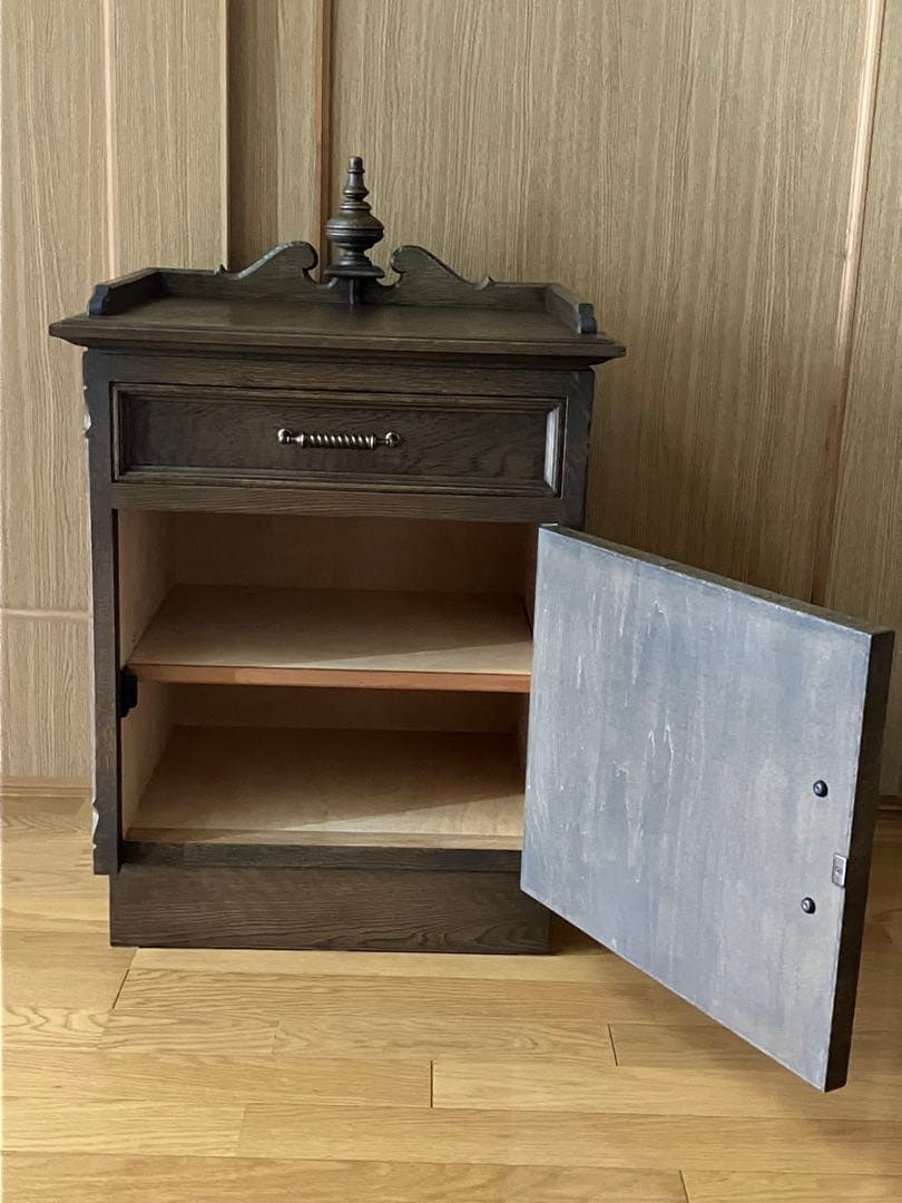 永田良介商店 ナイトテーブル　引き出し　戸袋