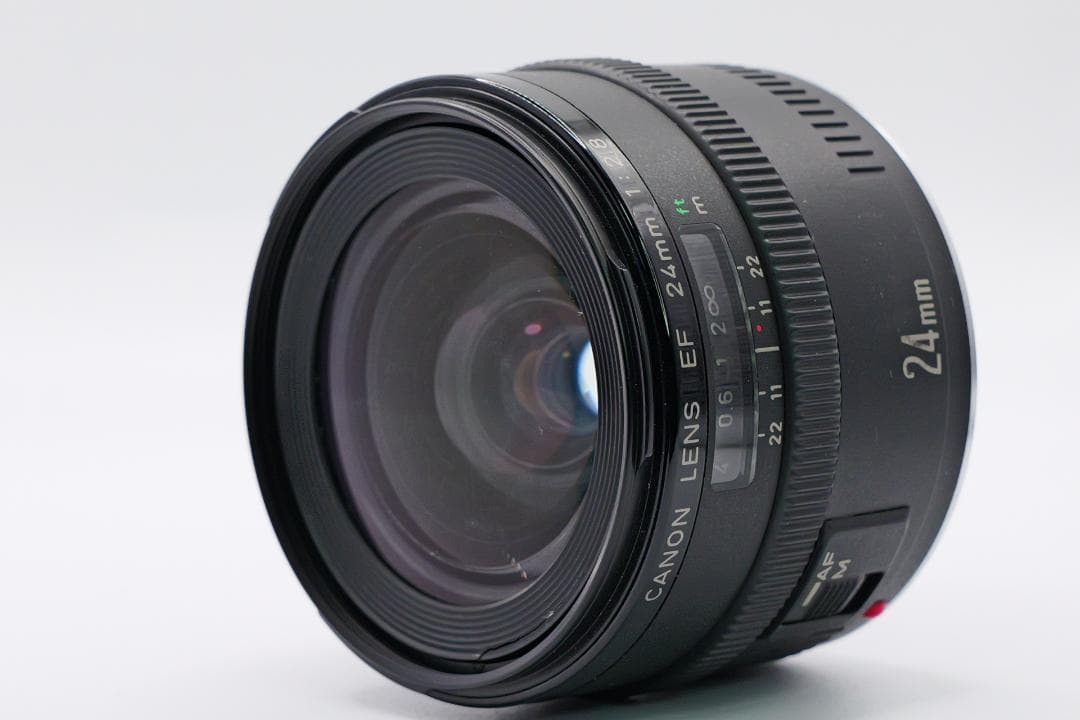 【完美品】Canon EF 24mm f/2.8 広角レンズ