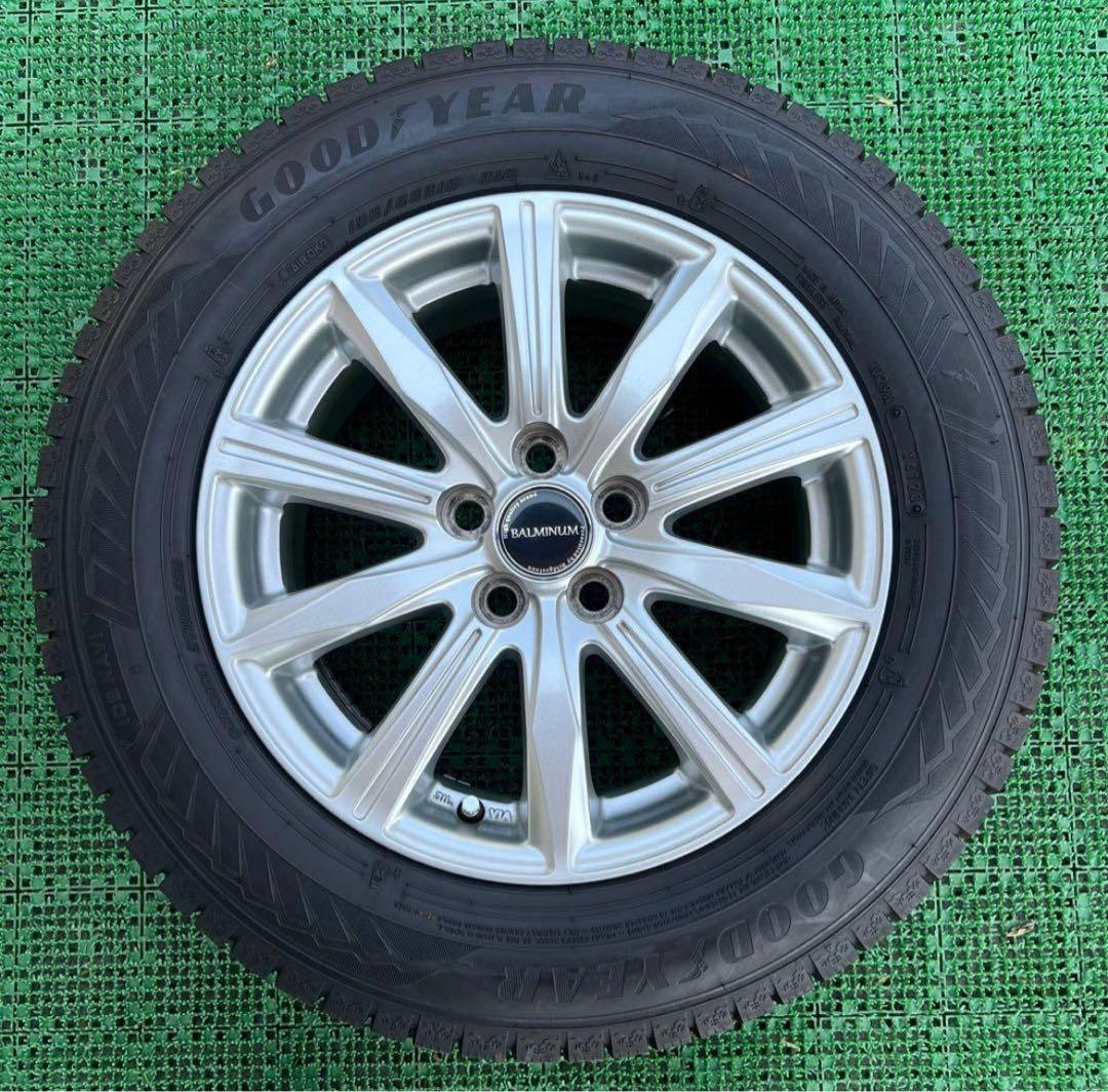 195/65R15 2023年製造 グッドイヤー スタッドレス プリウス 4本