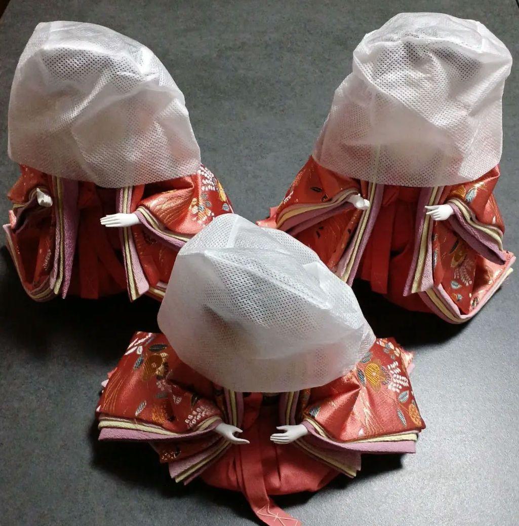 吉徳大光 雛人形 三人官女　初節句　ひな人形　お雛様　お内裏様　ひな祭り