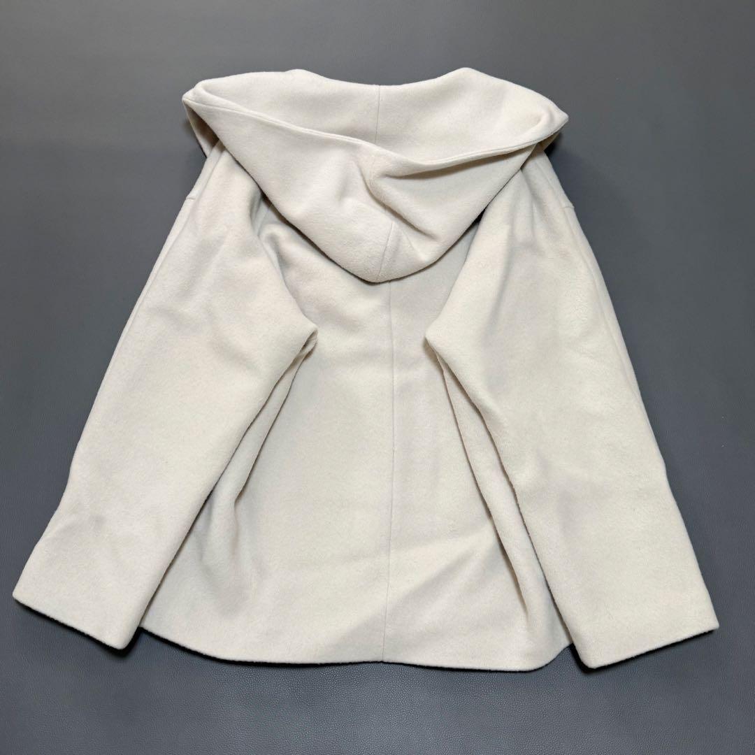 WhimGazette ウィムガゼット メリンプフーデッドコート エクリュ