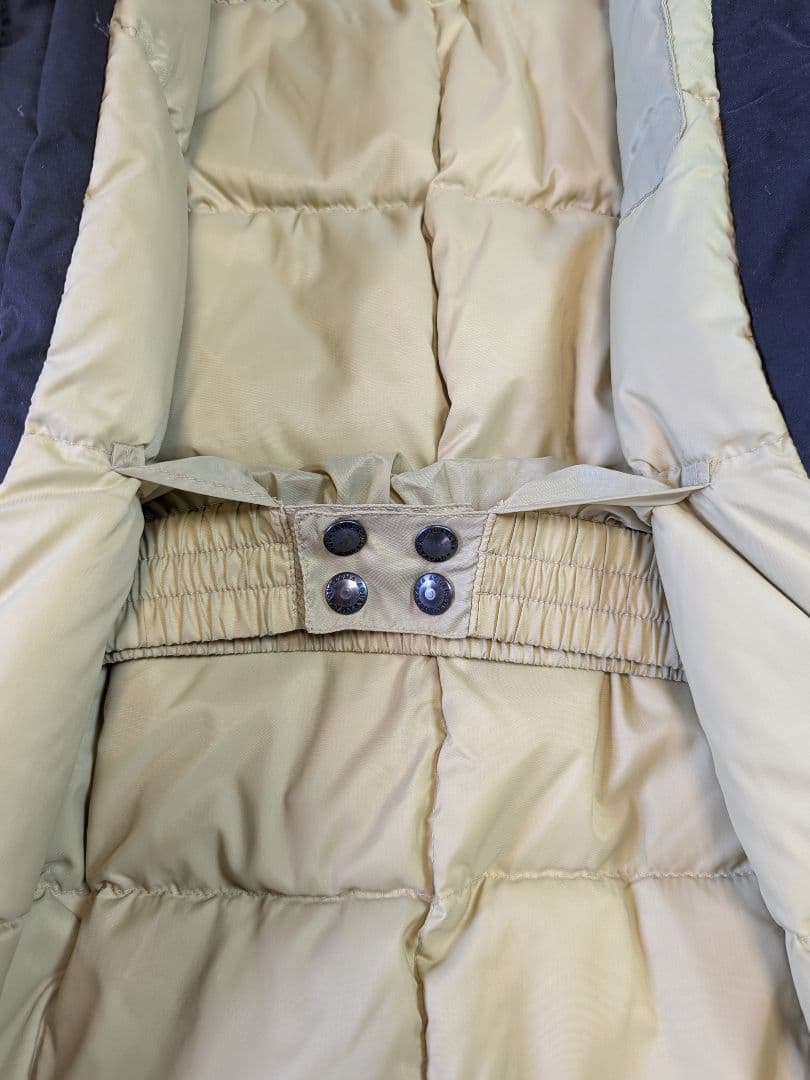 AQUARAMA モッズコート ダウン ファー フード付 イタリア製 メンズ L