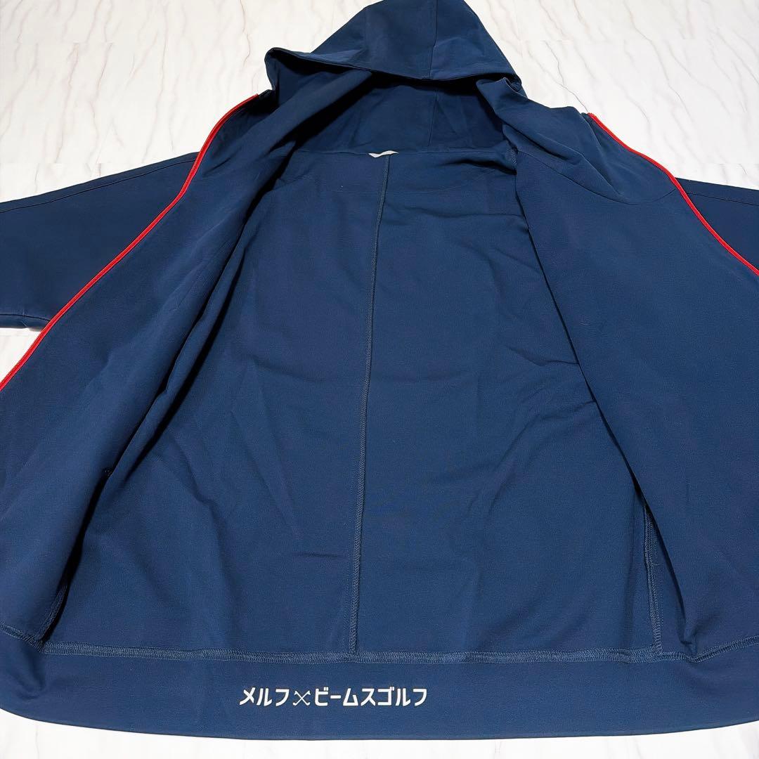 《美品》BEAMS GOLF × merph パーカー 変形 ネイビー XL