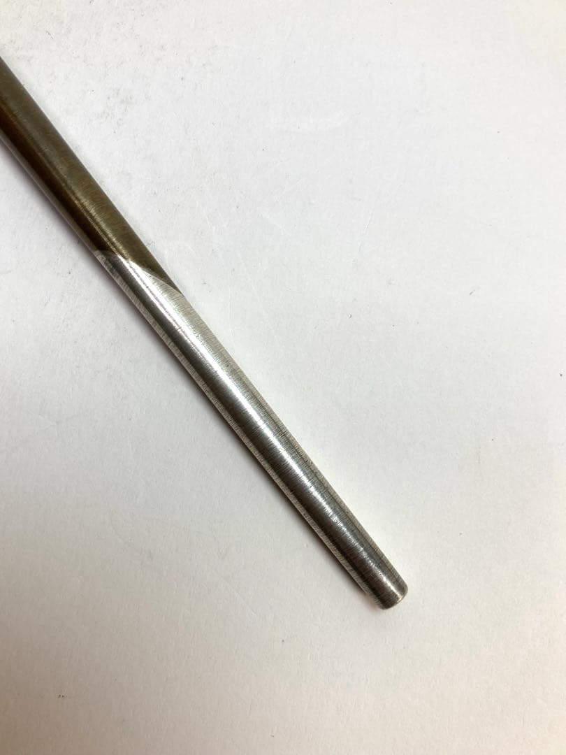 長い阿多張り煙管　棹真鍮吸い口銀製　阿多中村　刻印　鹿児島骨董逸品　31.5cm