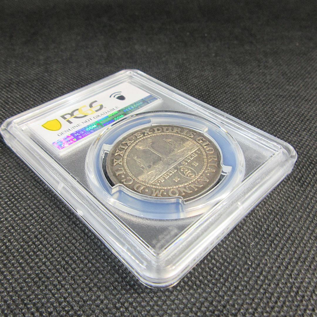 1679 ドイツ 2/3 ターラー 銀貨 PCGS ブラウンシュヴァイク 