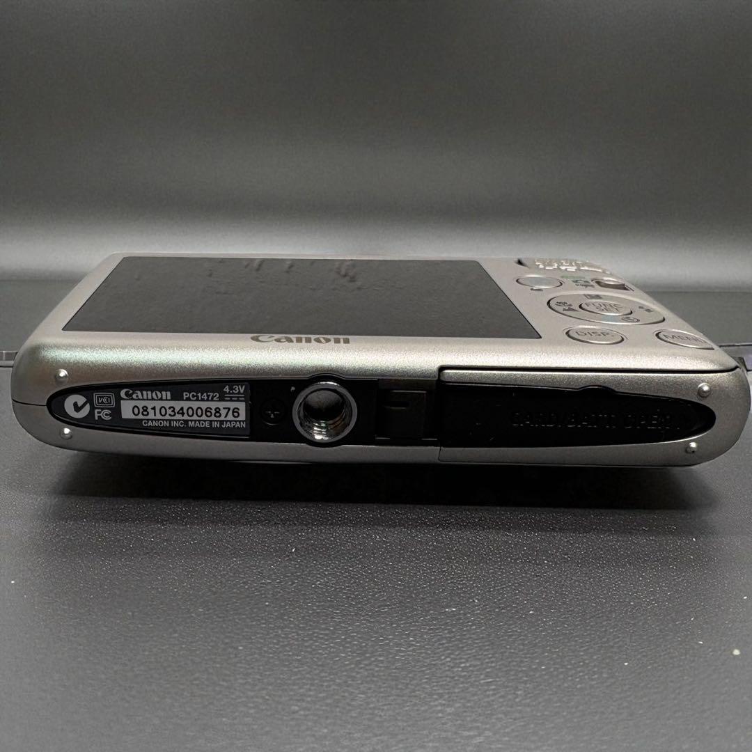 【極美品】 Canon キャノン デジカメ IXY 400F シルバー コンデジ
