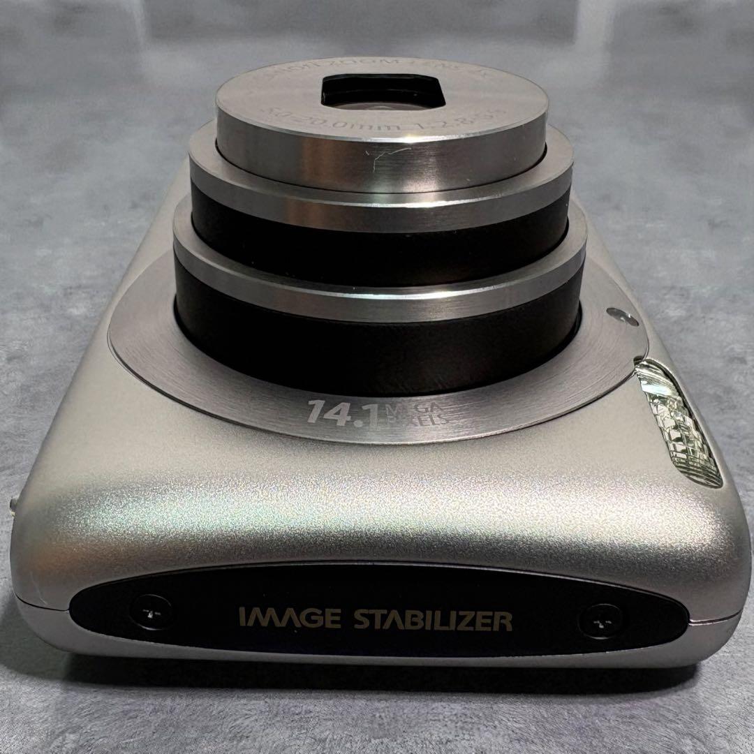 【極美品】 Canon キャノン デジカメ IXY 400F シルバー コンデジ