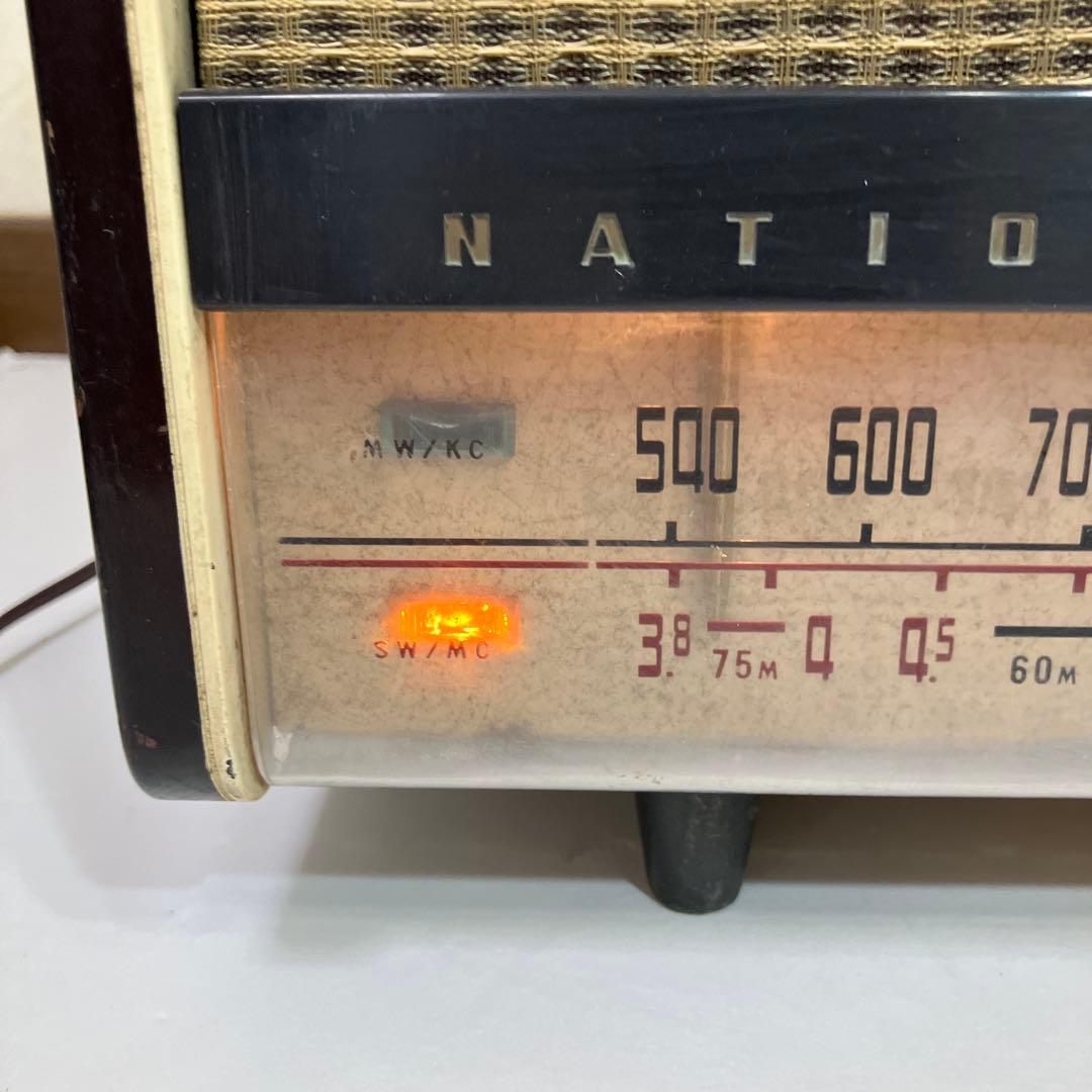 1957年　ナショナル5球スーパーラジオ　真空管ラジオ　Hi-Fi EA-700
