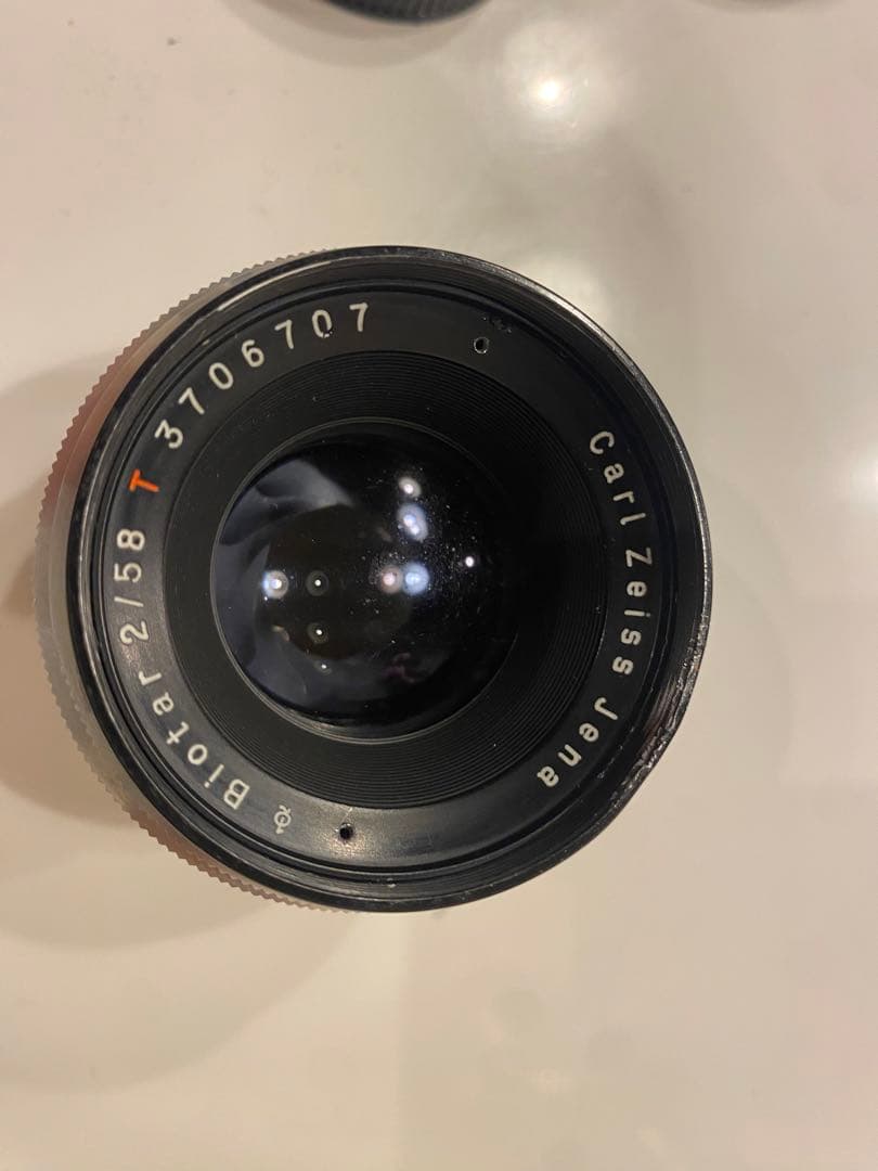 carlzeiss biotar 58mm f2オールドレンズ　カールツァイス
