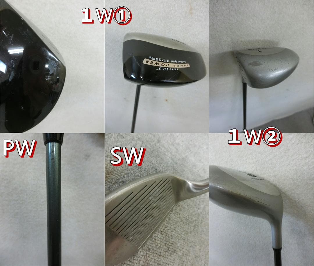 b691 初心者歓迎 プロギア 等レディースゴルフ１１本セット※Ｄｒ２本入り