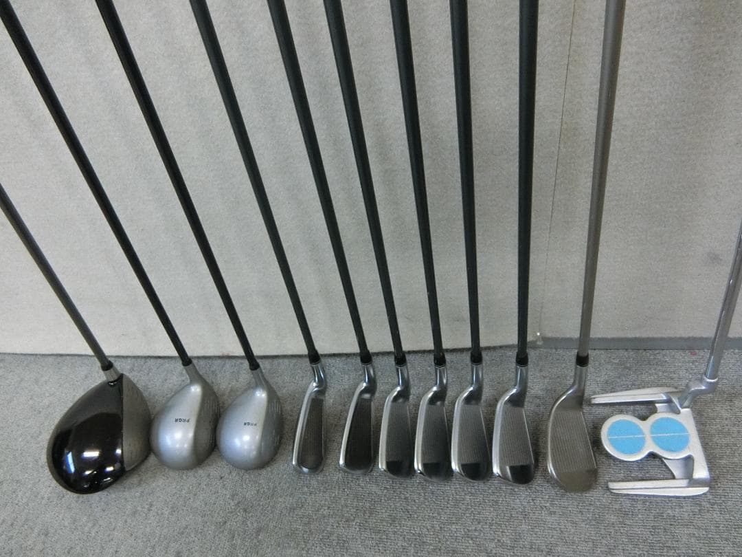 b691 初心者歓迎 プロギア 等レディースゴルフ１１本セット※Ｄｒ２本入り