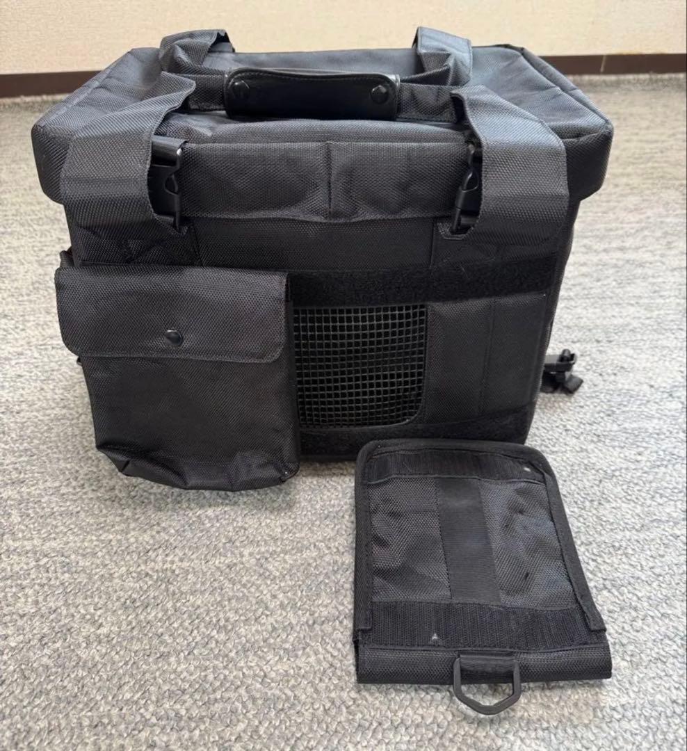 MANDARINE BROTHERS 犬用キャリーバッグ ブラック