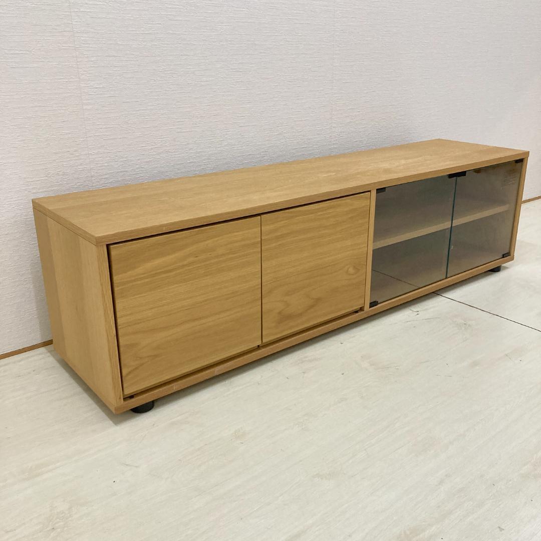 無印良品　スタッキングキャビネット オーク材 テレビ台　ローボード　テレビボード