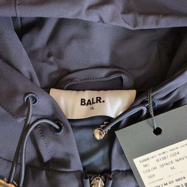【BALR】ボーラー　トラックジャケット　パーカー　ネイビー　XL