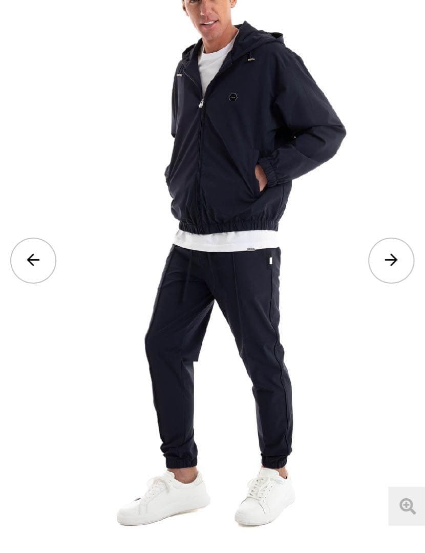 【BALR】ボーラー　トラックジャケット　パーカー　ネイビー　XL