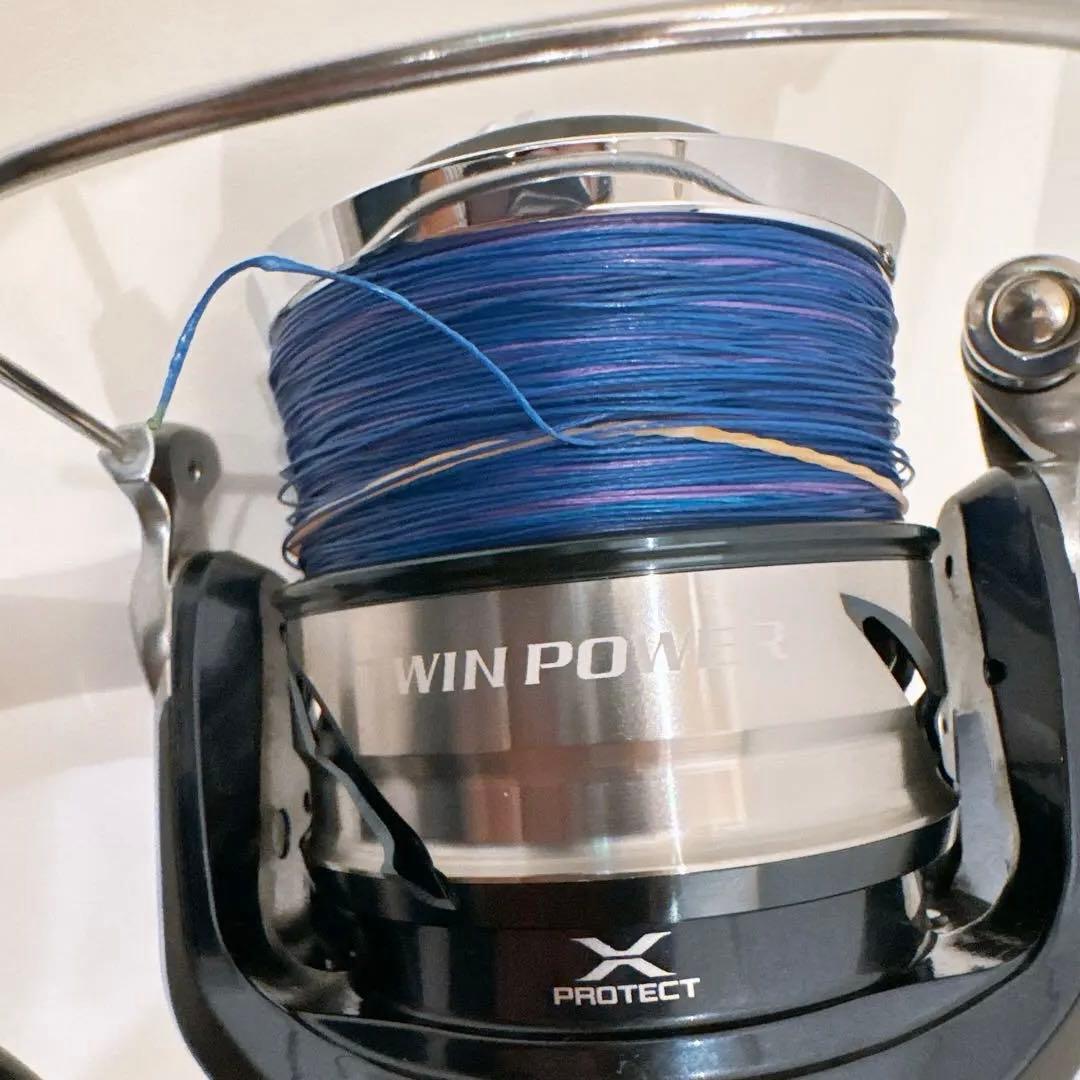 シマノ　21 ツインパワー　SW 14000PG + バリバス　6号ライン